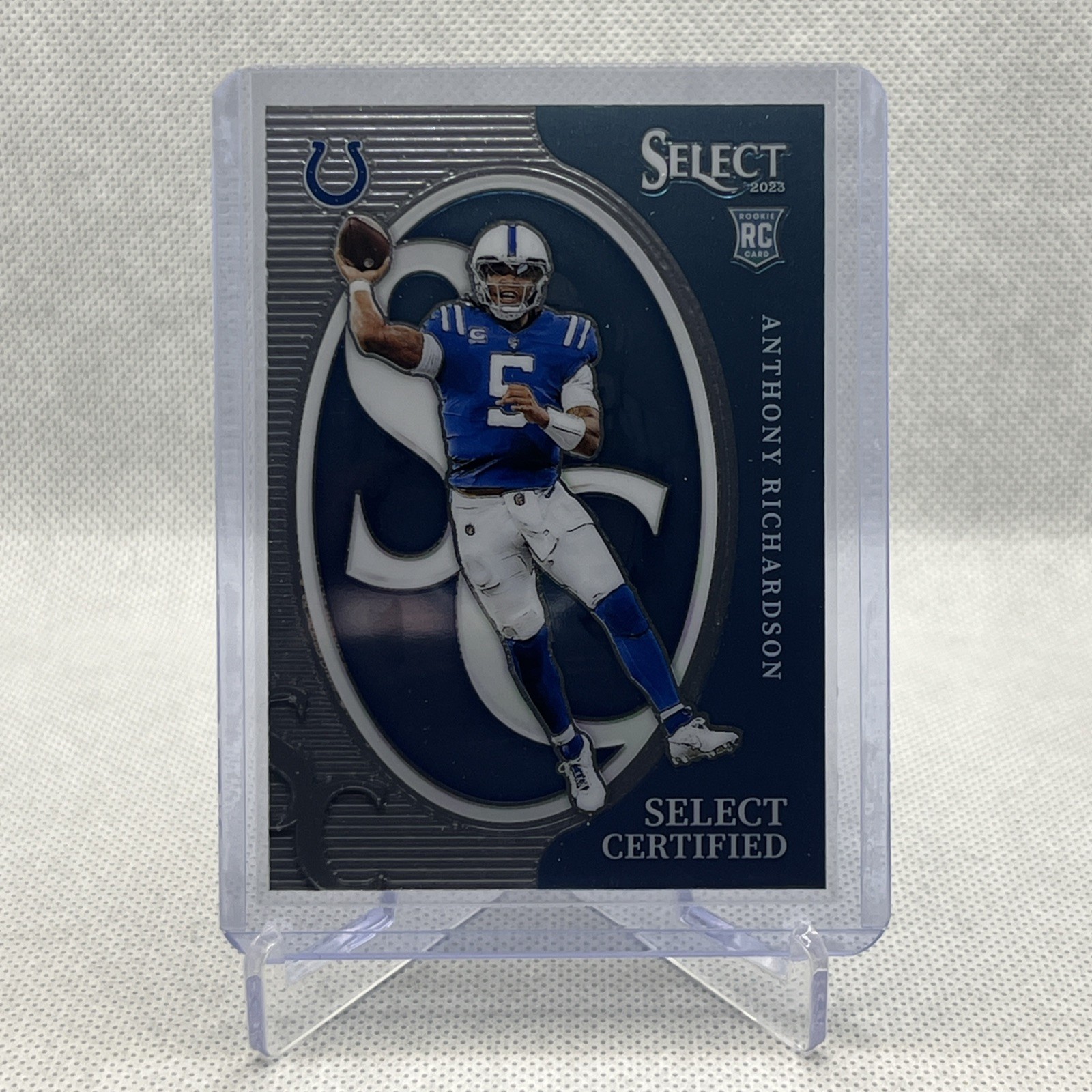 2023 Panini Select Anthony Richardson SELECT CERTIFIED SILVER ROOKIE #CRO-ARI