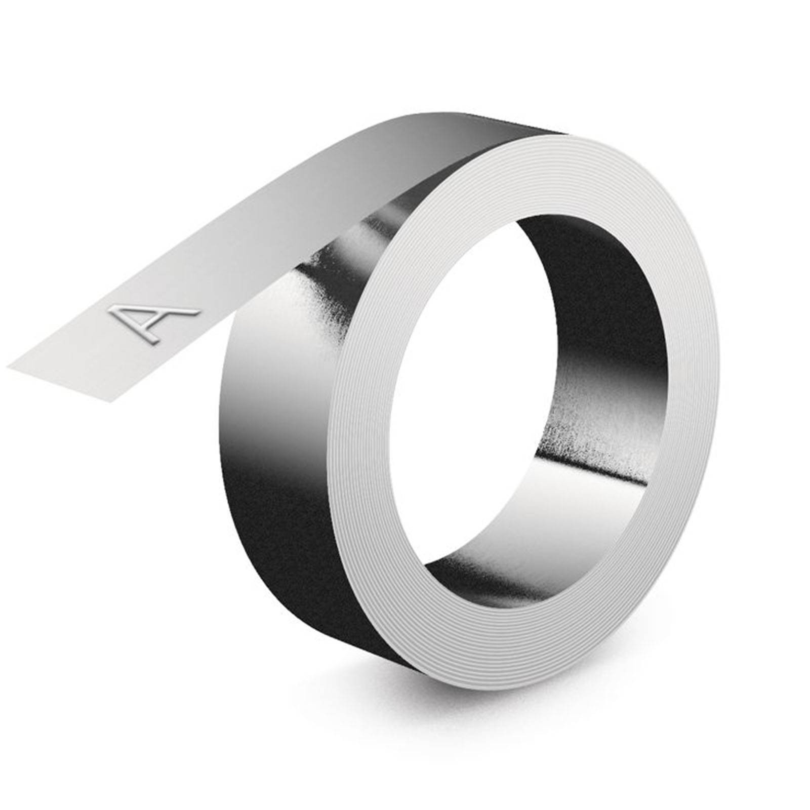 Dymo 31000 Non-Adhesive Aluminium 12mm Embossing Label Tape Roll (S0720160)