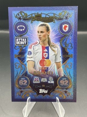 Jule Brand Queens Of Europe Match Attax 2025/2026 Topps 25/26 Lyon # QE 13
