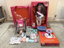 Our generation doll bundle keisha boxed doll, Wheelchair & travel accessories