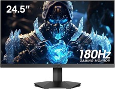 KOORUI 24.5 Inch FHD Gaming Monitor, VA, 1ms, Adpitive Sync, HDMI 144Hz/DP 180HZ