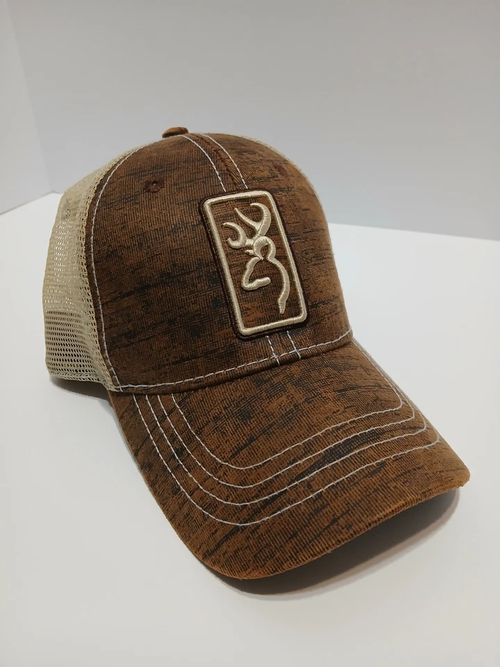 Gorra Browning con Logo Buck con Correa Ajustable Talla Única con Respaldo de Malla Foto 2 de 4