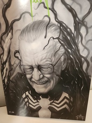 SDCC 2025 Tribute: Stan Lee Comic Venom Cover Martin Zavala Signed