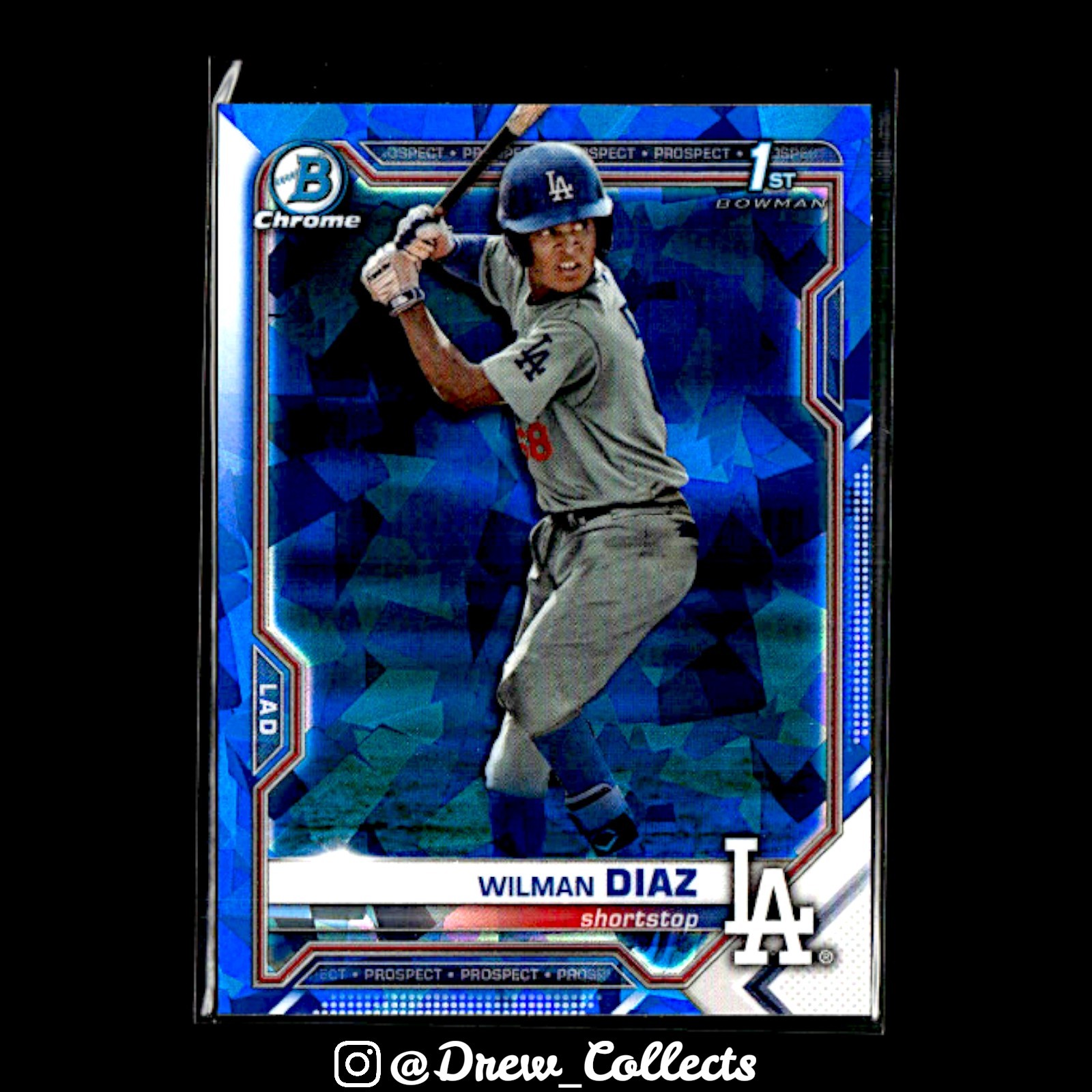 2021 Bowman Chrome #BCP-197 Wilman Diaz