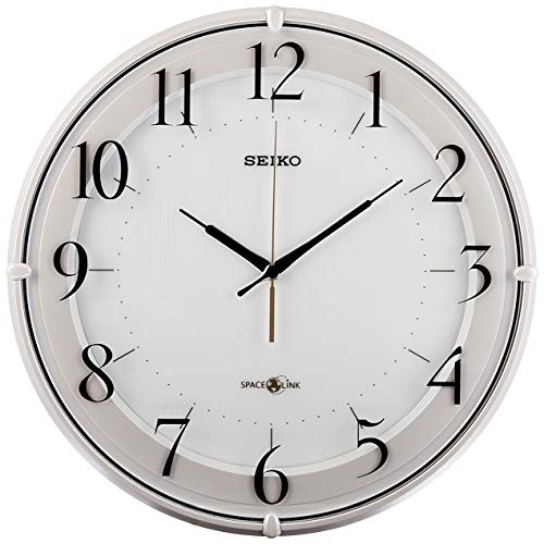 Seiko GP216W Space Link Satellite Radio Wall Clock Analog White