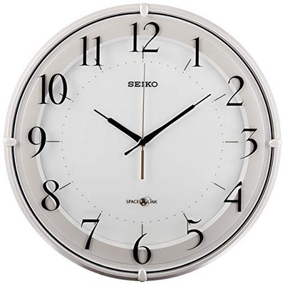 Seiko GP216W Space Link Satellite Radio Wall Clock Analog White