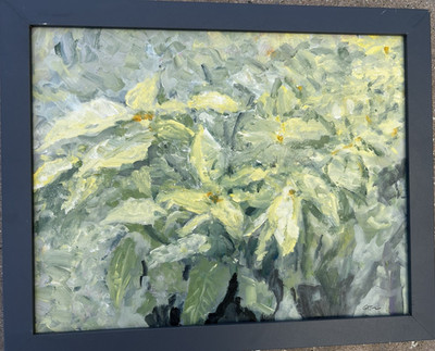 Idaho Artist G. Thurston Original Impressionism Painting Oil on Canvas 15.5x12.5