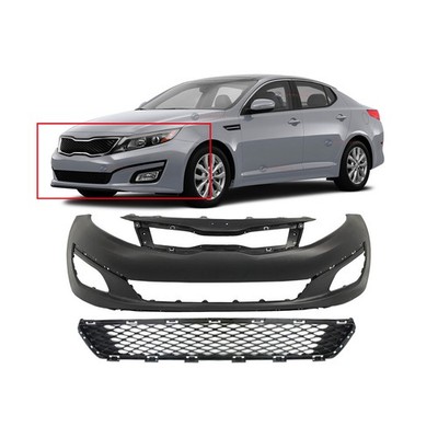 Front Bumper Cover & Grille Kit For 2014-2015 Kia Optima LX EX 865114C500