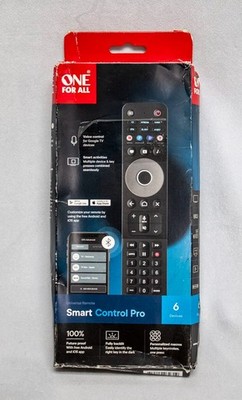 One For All (URC7967) Smart Control Pro 6 Universal Remote