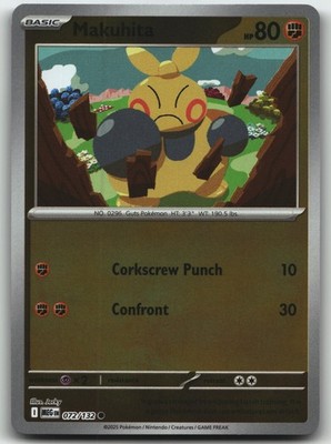 Makuhita foil Common ME01: Mega Evolution 072/132 NM