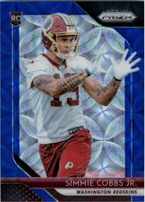 2018 Panini Prizm Prizms Blue Scope #298 Simmie Cobbs Jr. /99 - FB