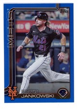 2025 TOPPS UPDATE BLUE FOIL TRAVIS JANKOWSKI #US74 METS 23/150
