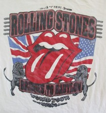 The Rolling Stones Vintage T Shirt Men's XL World Tour 97-98 Bridges to Babylon