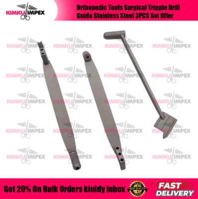 Orthopedic Tools Surgical Tripple Drill Guide Stainless Steel 3PCS Set Offer