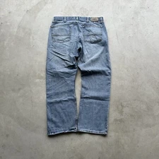 Vintage Wrangler Originals Relaxed Boot Blue Denim Jeans SIZE 36x30  