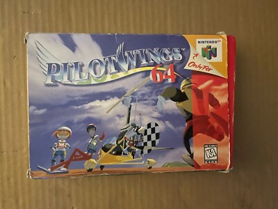 Pilotwings 64 N64 Authentic Complete CIB Complete w/ Box, Manual  (Nintendo 64)
