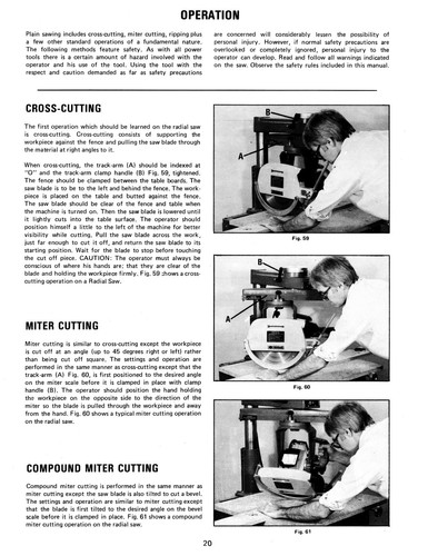 Rockwell 12" Radial Saw 33-890 thru 33-893 Operator & Parts Manual #870 - Picture 5 of 8