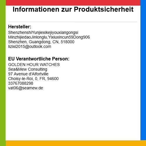 GOLDEN HOUR Ultradünne Minimalistische Sportuhr Digitaluhren Herren mit Weit... - Bild 10 von 10