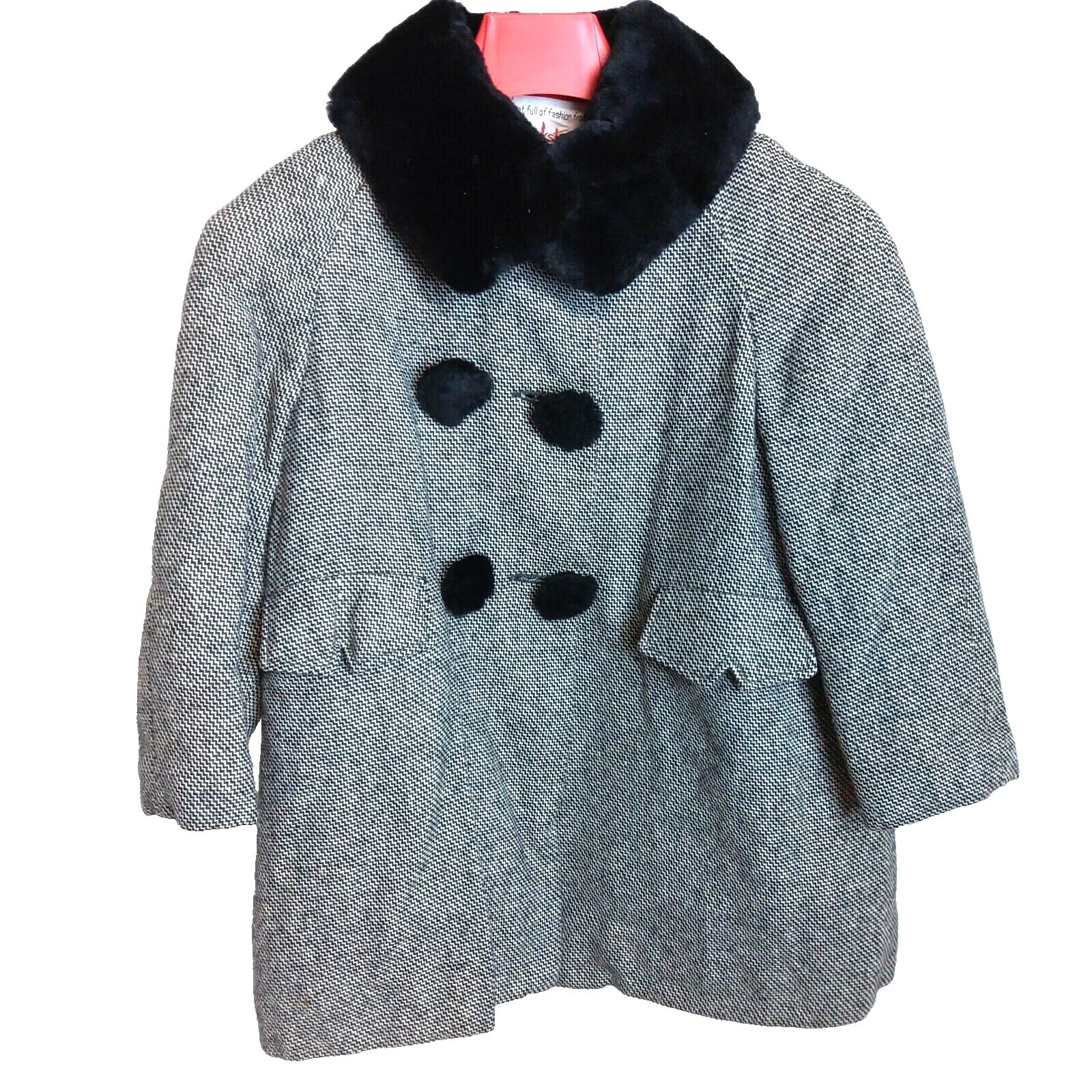 女童皮草复古童装