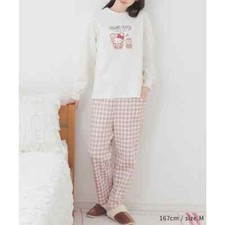 Sanrio Characters Hello Kitty Loungewear Set Brushed Lining 2024W Japan Limited