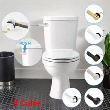 Toilet Tank Flush Lever Replacement, Universal Front Mount Handle Toilet Tank