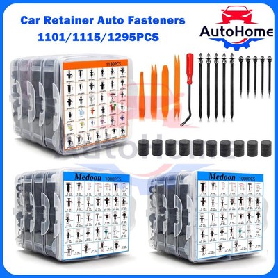 1101-1295X Car Retainer Auto Fasteners Body Plastic Trim Clips Pin Rivet Bumper