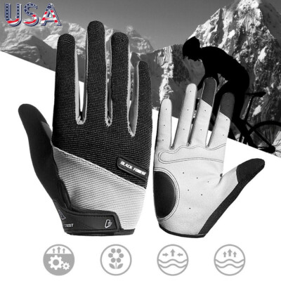 Men's Full Finger Cycling Gloves Guantes Ciclismo Road Mountain Bike MTB  Gloves