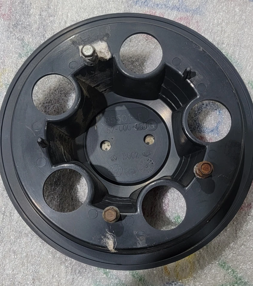 1987-2006 Jeep Cherokee Wrangler Comanche черный центральный колпак 1403 9046 9051 52-000 - Изображение 4 из 4