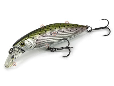 NEU Molix Rolling Minnow 8.5cm 14.5g Fast sinking Köder Wobbler Forelle