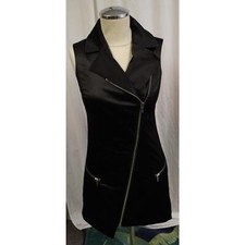 Vintage Y2K Bebe Design Lab Dress XS Sleeveless Asymmetrical 183