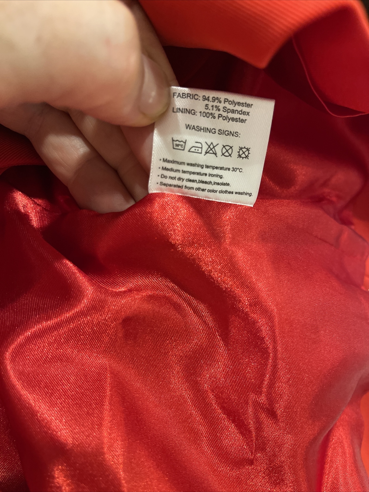 Urban CoCo Women's Red Office Blazer Jacket Open Front Size XL Lined New image 8