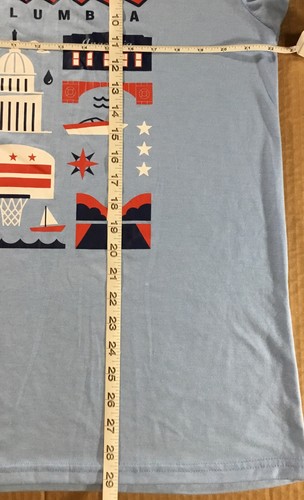 Washington Wizards The District Promo XL Mens Blue Graphic Logo Tshirt NBA - Picture 5 of 5