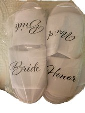 Bride and Bridesmaid Slippers for Wedding day