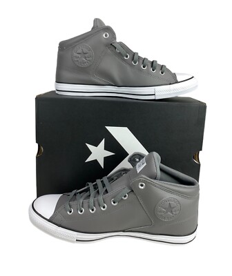 NEW Converse Chuck Taylor All Star High Street Mid Gray Shoes Mens Sz 12 A09524C
