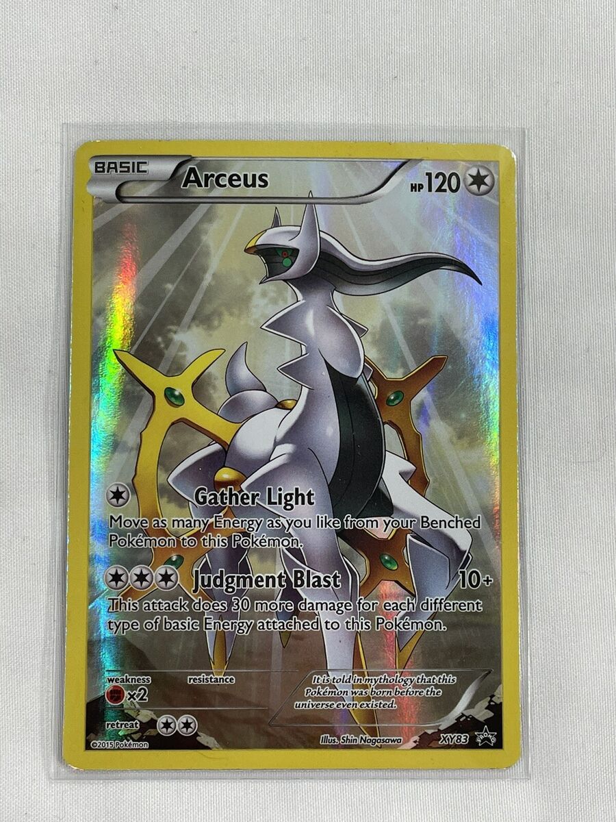  Pokemon - Arceus (XY83) - XY Black Star Promos - Holo : Toys &  Games