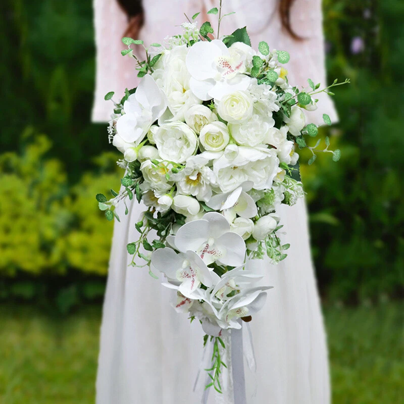 The white cheap orchid bridal