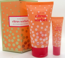 Mary Kay Citrus Sorbet Hand Cream and Lip Balm Gift Set - NEW in Box - FREE SHIP