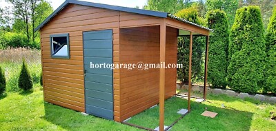 3,5x2  Blechgarage LAGERRAUM Versteck GERÄTESCHUPPEN Garage Container Lagerbox