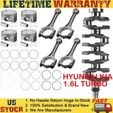 Engine Overhaul Rebuild Kit Crankshaft Piston & Rods For Hyundai Kia 1.6T Turbo