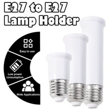 E27 to E27 Extender Lamp Holder Lengthened Socket For Led Bulb Extension Adapter