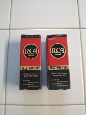 2 Lot RCA Victor Radio Electron Tube 35Z3