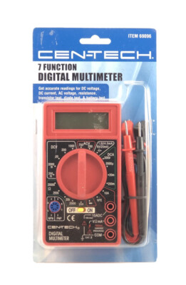 7 FUNCTION DIGITAL MULTIMETER Voltmeter Voltage Tester Auto Electrical BRAND-NEW
