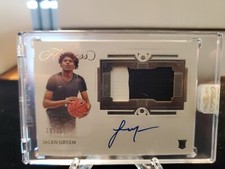 Flawless Collegiate Jalen Green RPA 19/25 two color patch thats 🔥 