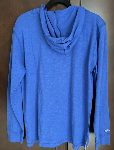 Mitchell & Ness Youth Blue Golden State Warriors Long Sleeve Shirt w/Hood XL New - Picture 4 of 8