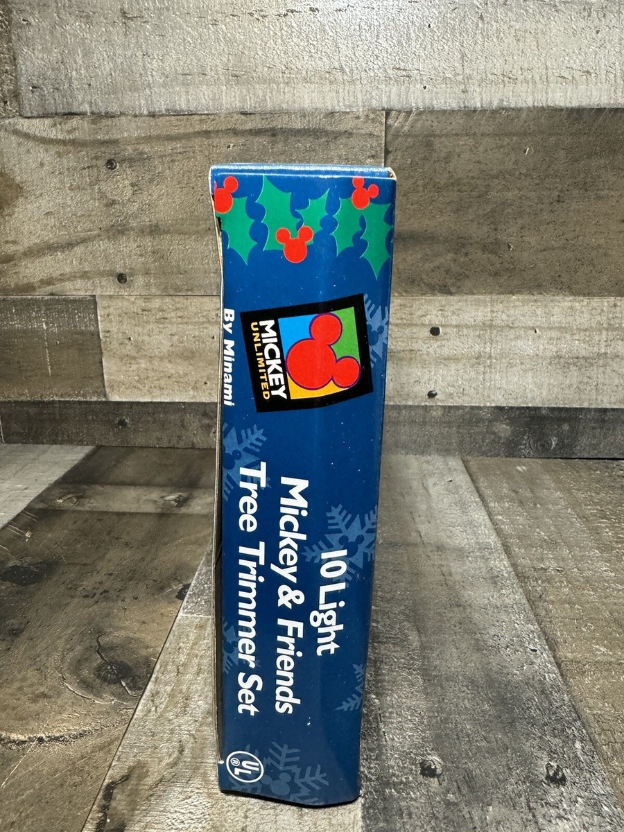 ディズニー ミッキー tree trimmer Vtg Mr Christmas Mickey's Tree Trimmers Animated 4Ft Ladder - See