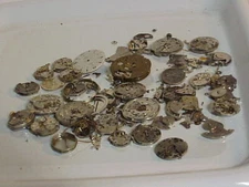 Assorted Wrist Watch Parts for Steampunk or Altered Art Projects parts repair G