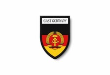 Toppe toppa patch bandiera termoadesiva stemma germania est tedesca rda ddr