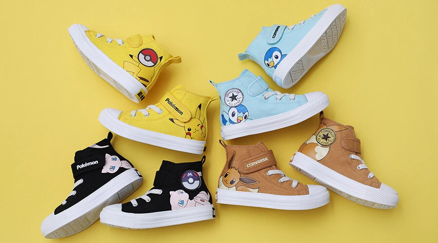 CONVERSE STAR CHILD ALL STAR LIGHT POKEMON V-1 HI Kids New | eBay