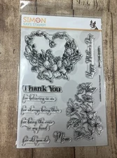 Simon Says Stamp Mother's Day Dogwood Clear Stamp Set and Die Set ~~~~ New