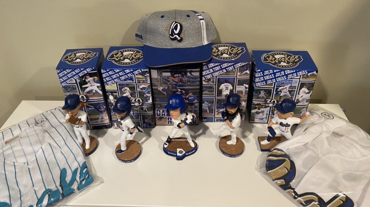 Dodger Bobbleheads Corey Seager 2017 Rancho Cucamonga Quakes/Los